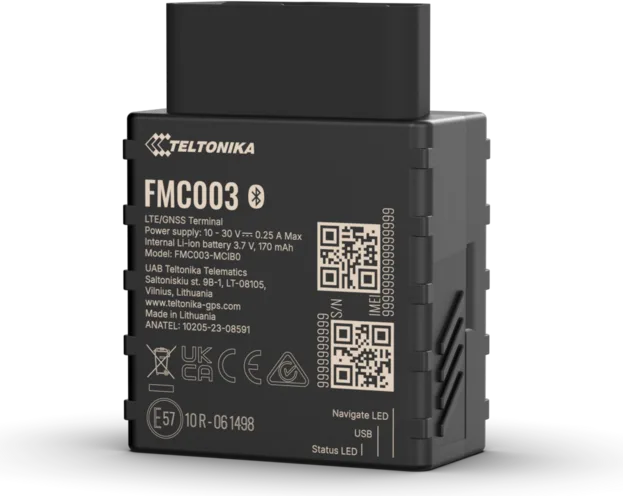 Teltonika FMC003 — Cat-1 OBD II tracker