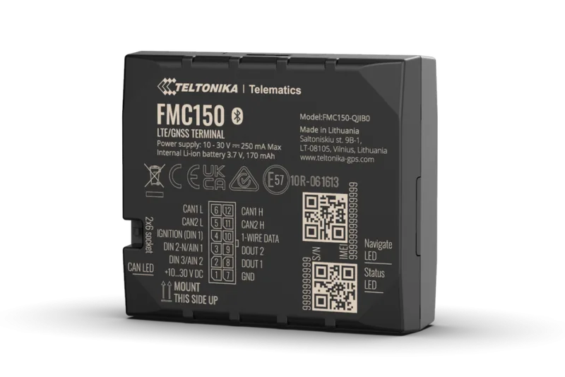 Teltonika FMC150 — Cat-1 flagship · camera capable