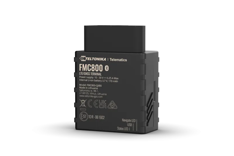 Teltonika FMC800 — Cat-1 dashcam-ready unit