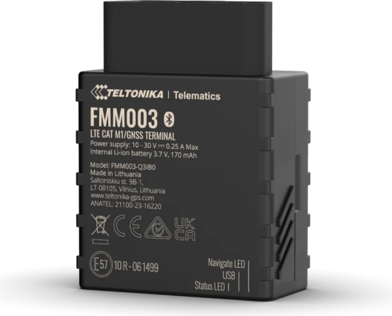 Teltonika FMM003 — Cat-M1 OBD II tracker