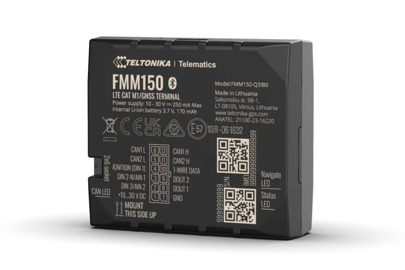 Teltonika FMM150 — Cat-M1 flagship · camera ready