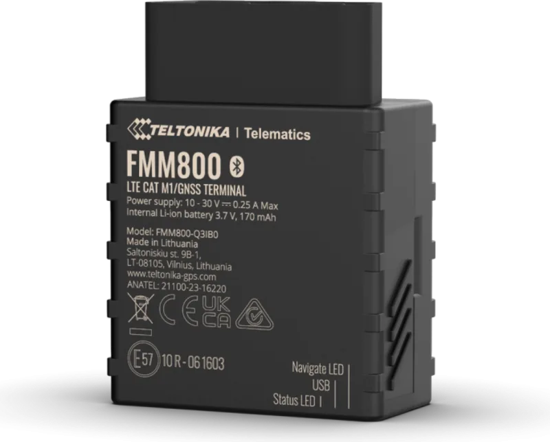 Teltonika FMM800 — Cat-M1 dashcam-class tracker