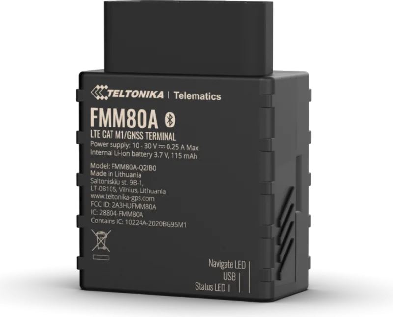 Teltonika FMM80A — Cat-M1 dashcam · advanced variant