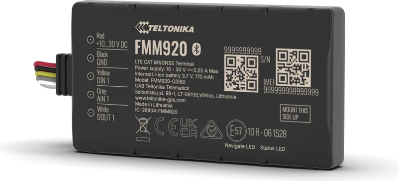 Teltonika FMM920 — Compact Cat-M1 OBD II tracker